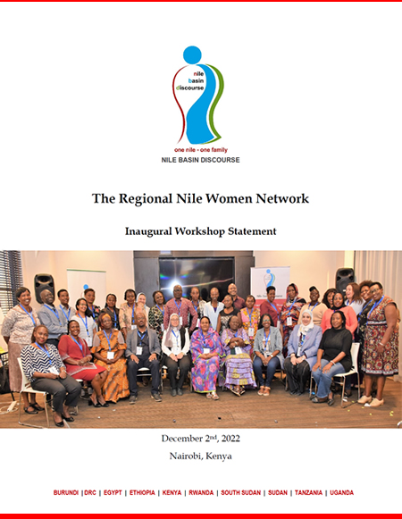 The Regional Nile  Women Network; Inaugural Workshop Statement
